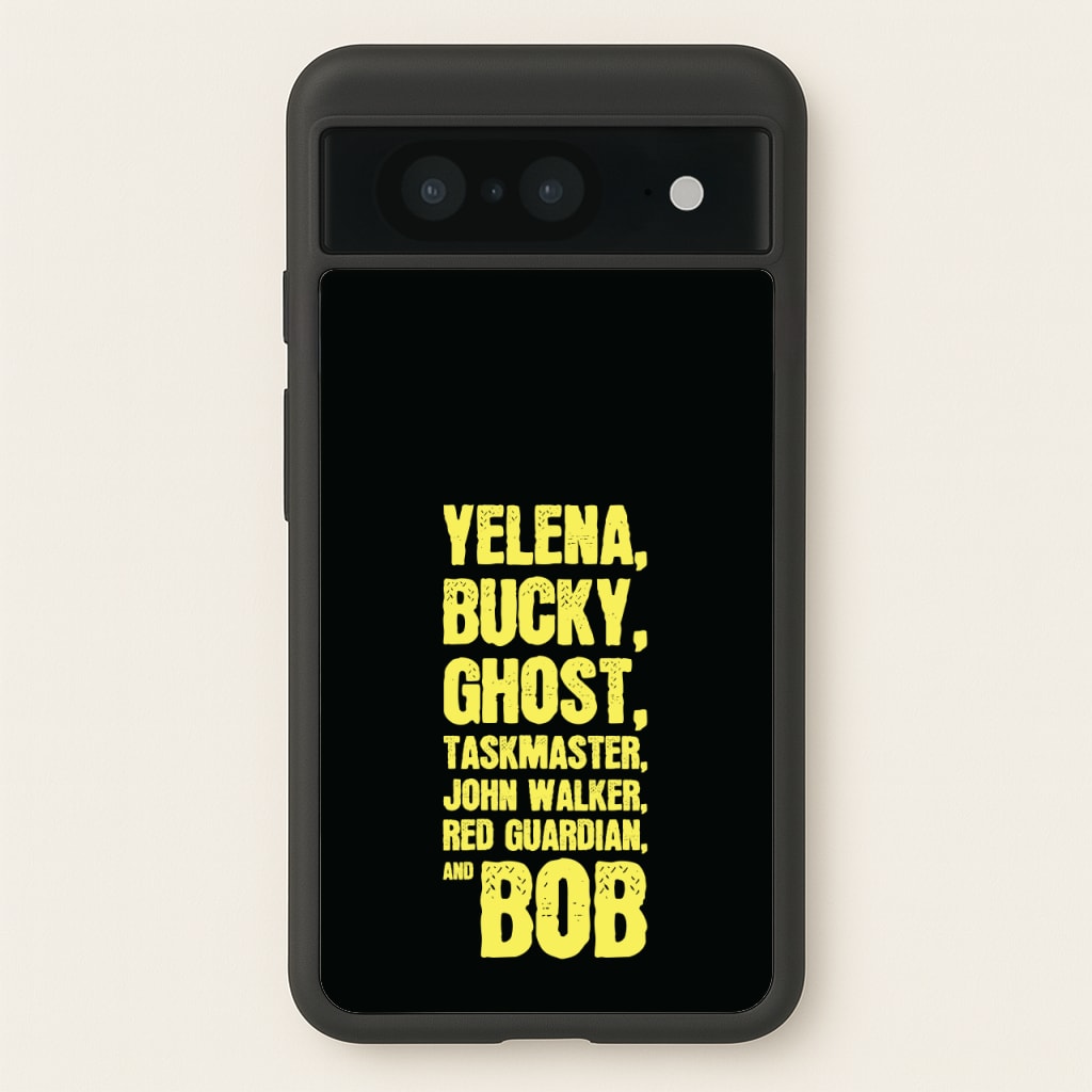 Antiheroes List - Thunderbolts Phone Case for Google Pixel 8