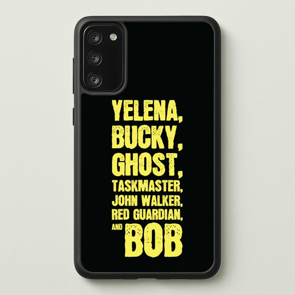 Antiheroes List - Thunderbolts Phone Case for Galaxy S20