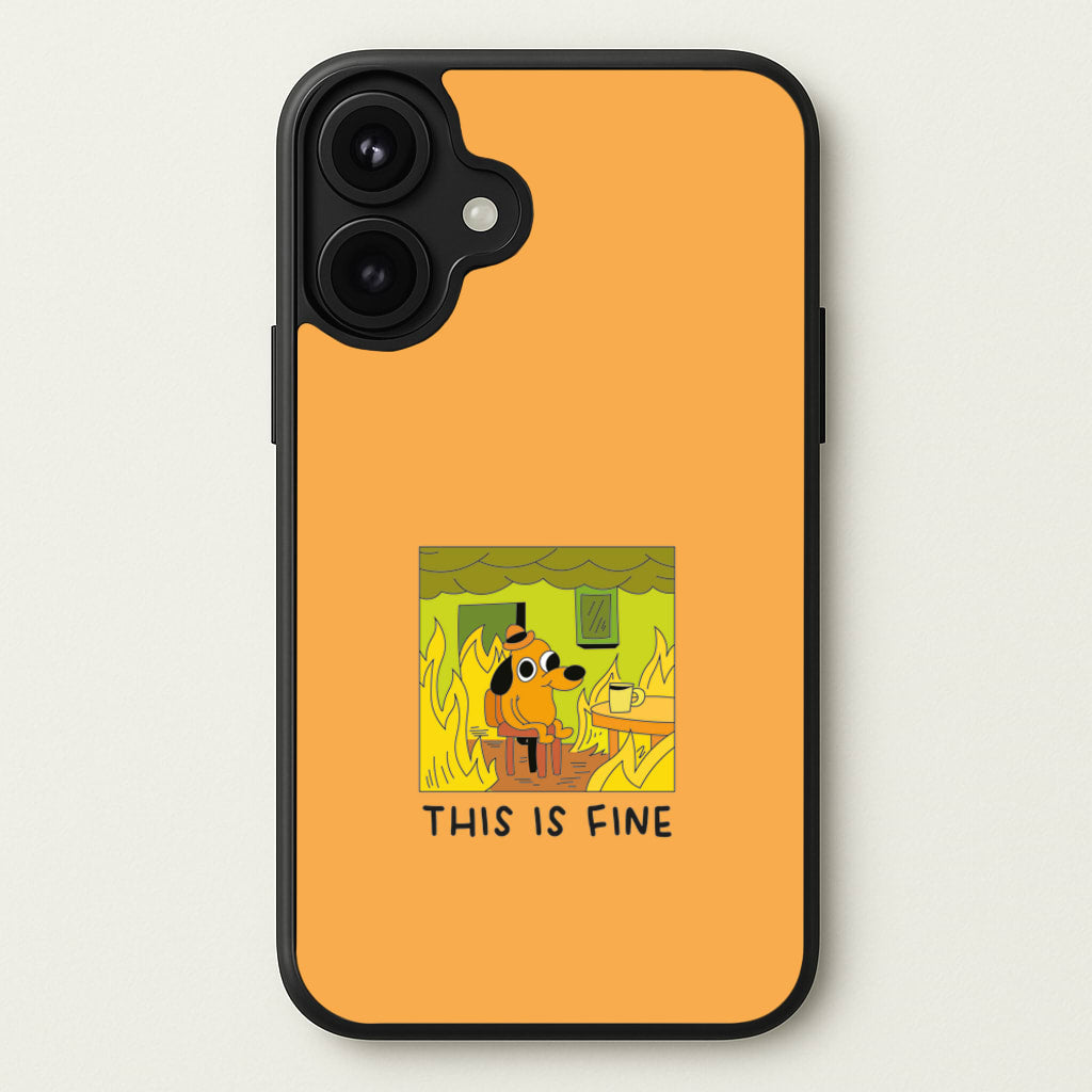 This Is Fine - Memes Phone Case for iPhone 17