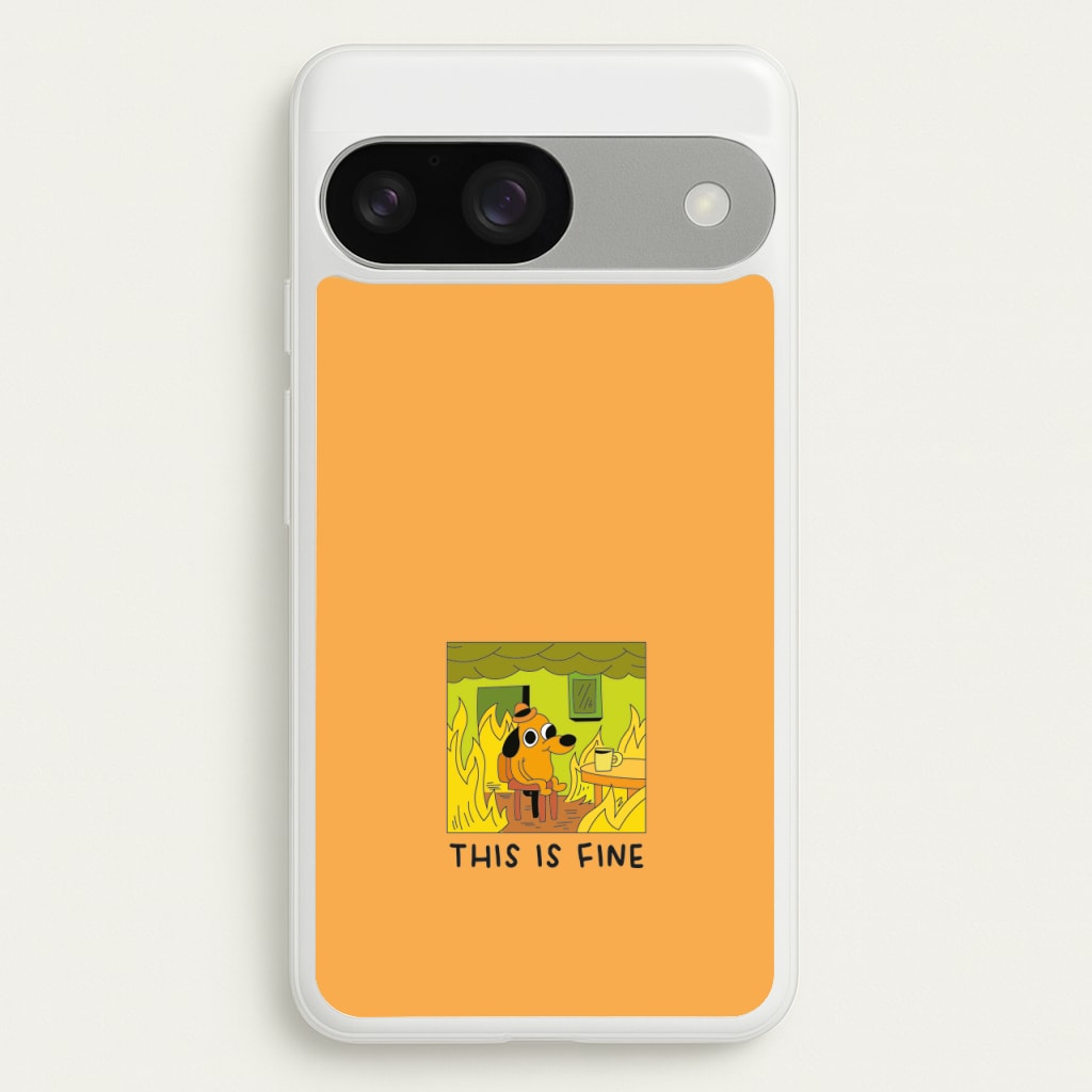 This Is Fine - Memes - Memes Phone Case for Google Pixel 9 / 9 Pro