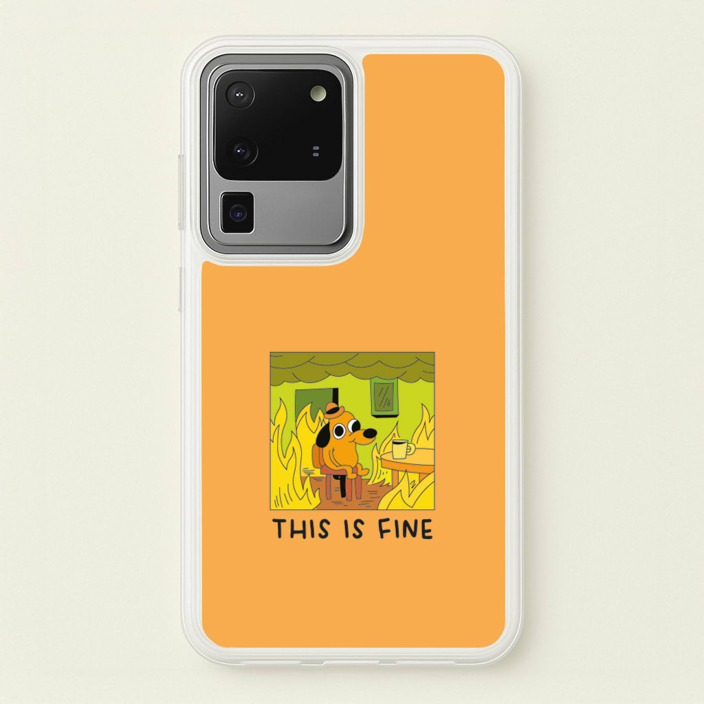 This Is Fine - Memes - Memes Phone Case for Galaxy S20 Ultra