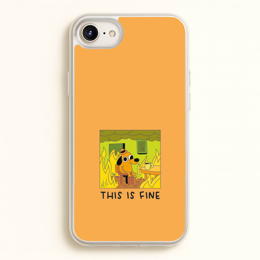 This Is Fine - Memes - Memes Phone Case for iPhone 6 Plus / 7 Plus / 8 Plus