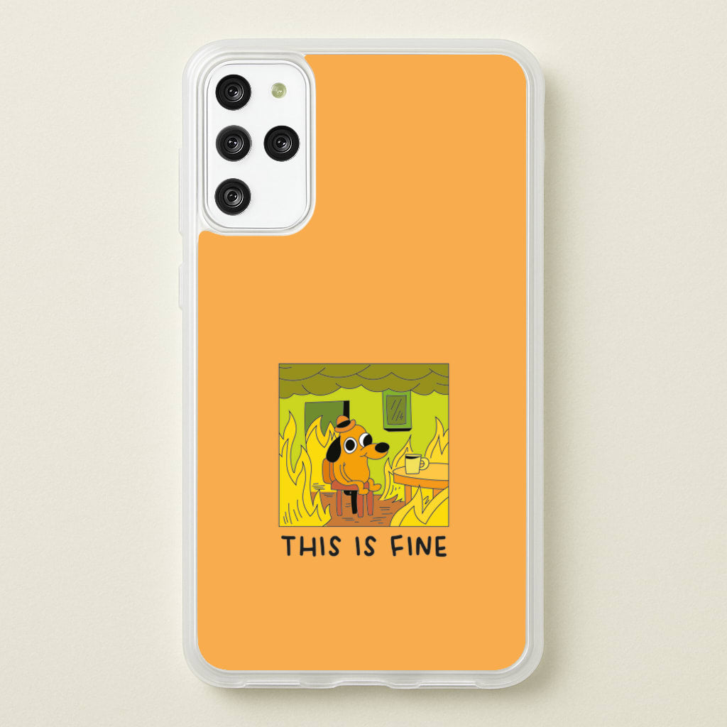 This Is Fine - Memes - Memes Phone Case for Galaxy S20 Plus