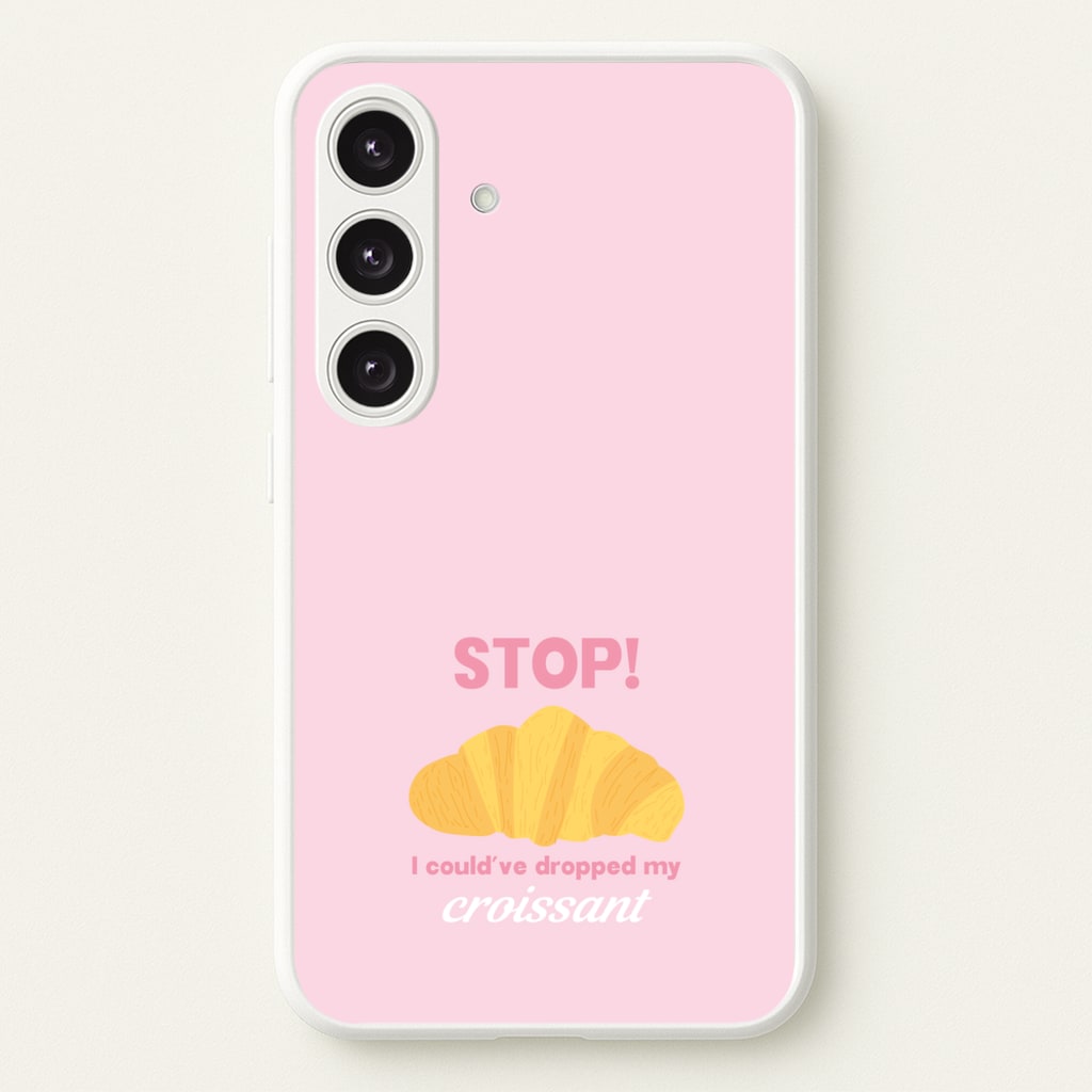 I Could've Dropped My Croissant - Memes - Memes Phone Case for Galaxy S25