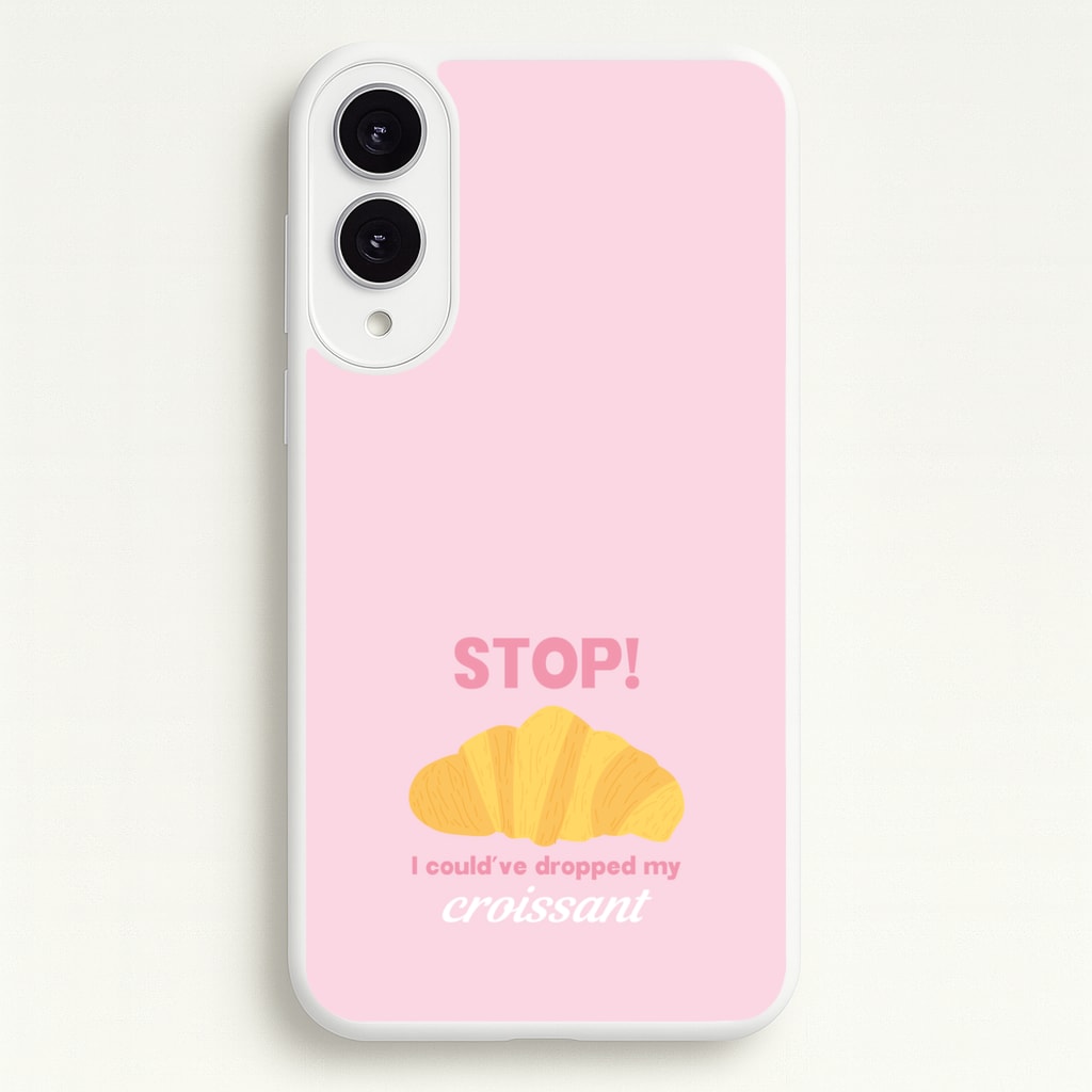 I Could've Dropped My Croissant - Memes - Memes Phone Case for Galaxy S25 Edge