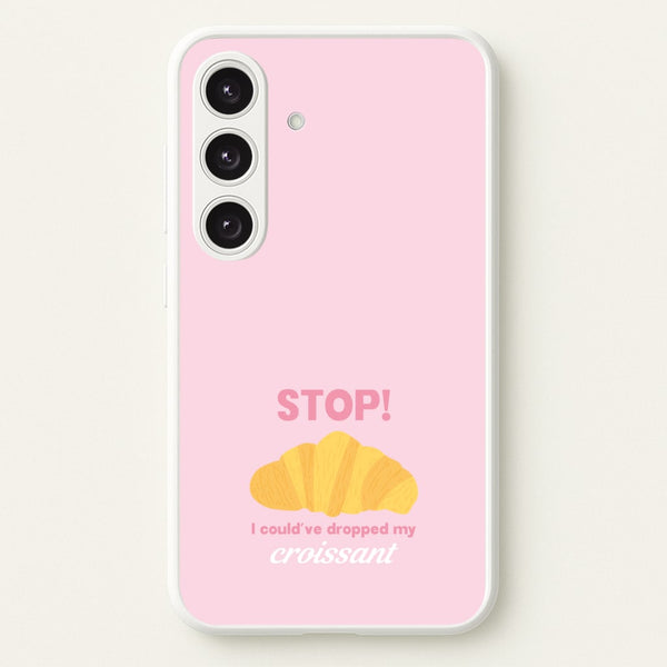I Could've Dropped My Croissant - Memes - Memes Phone Case for Galaxy S24 Plus