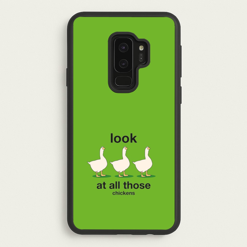 Look At All Those Chickens - Memes - Memes Phone Case for Galaxy S9 Plus