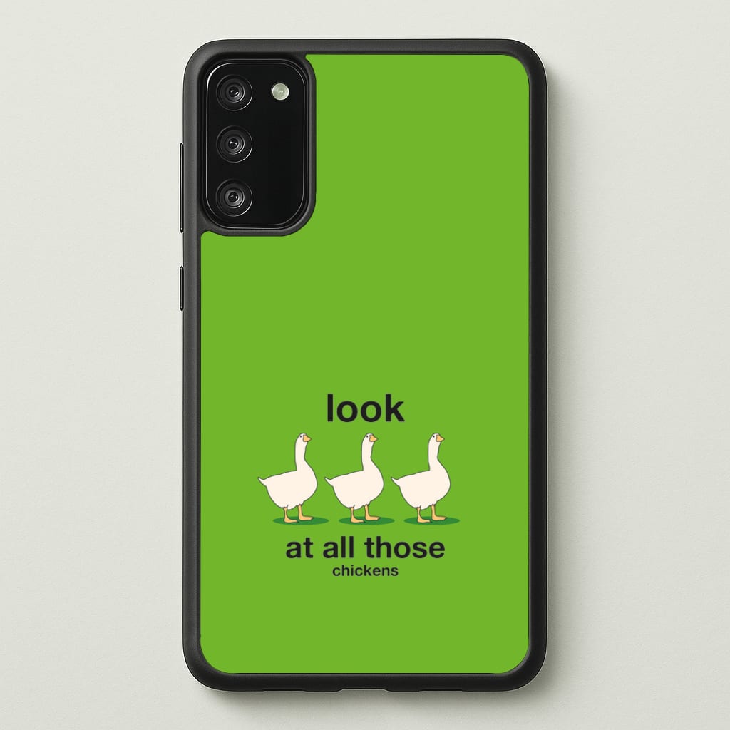 Look At All Those Chickens - Memes - Memes Phone Case for Galaxy A41