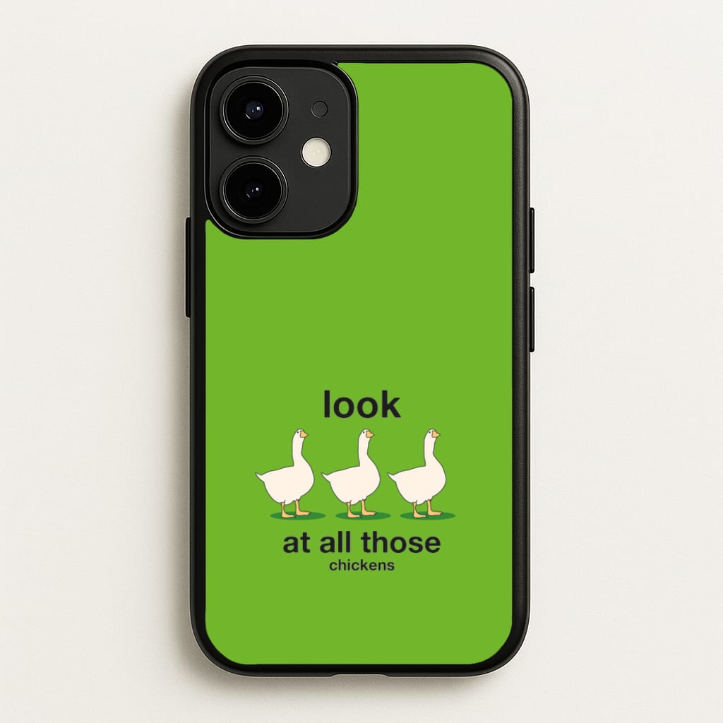 Look At All Those Chickens - Memes - Memes Phone Case for iPhone 12 / 12 Pro
