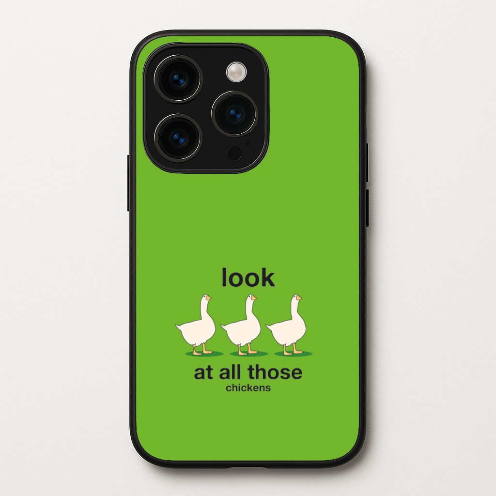 Look At All Those Chickens - Memes - Memes Phone Case for iPhone 15 Pro Max