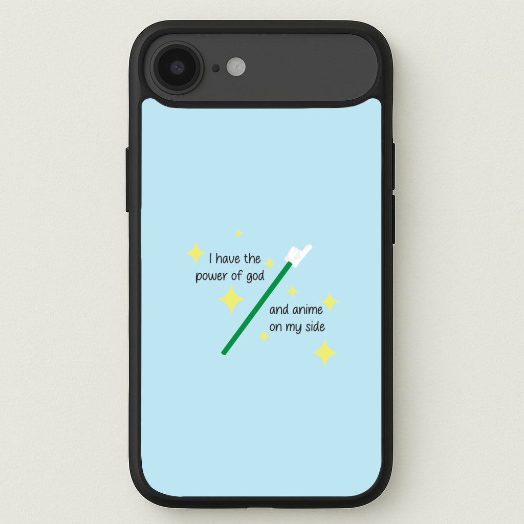 I Have The Power Of God And Anime On My Side - Memes Phone Case for iPhone 17 Air