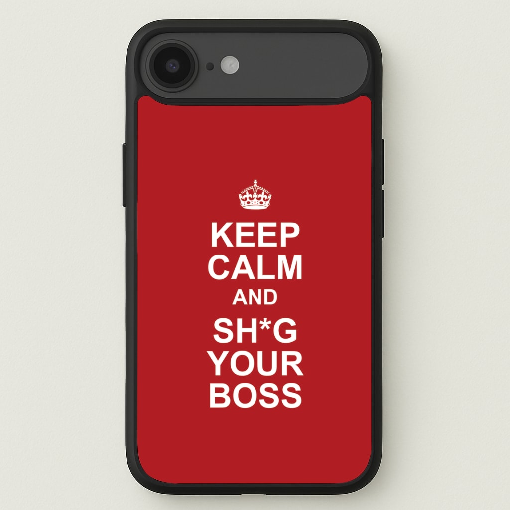 Keep Calm With Your Boss Phone Case for iPhone 17 Air