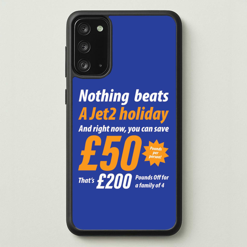 Nothing Beats A Jet Holiday - TikTok Trends Phone Case for Galaxy Note 20