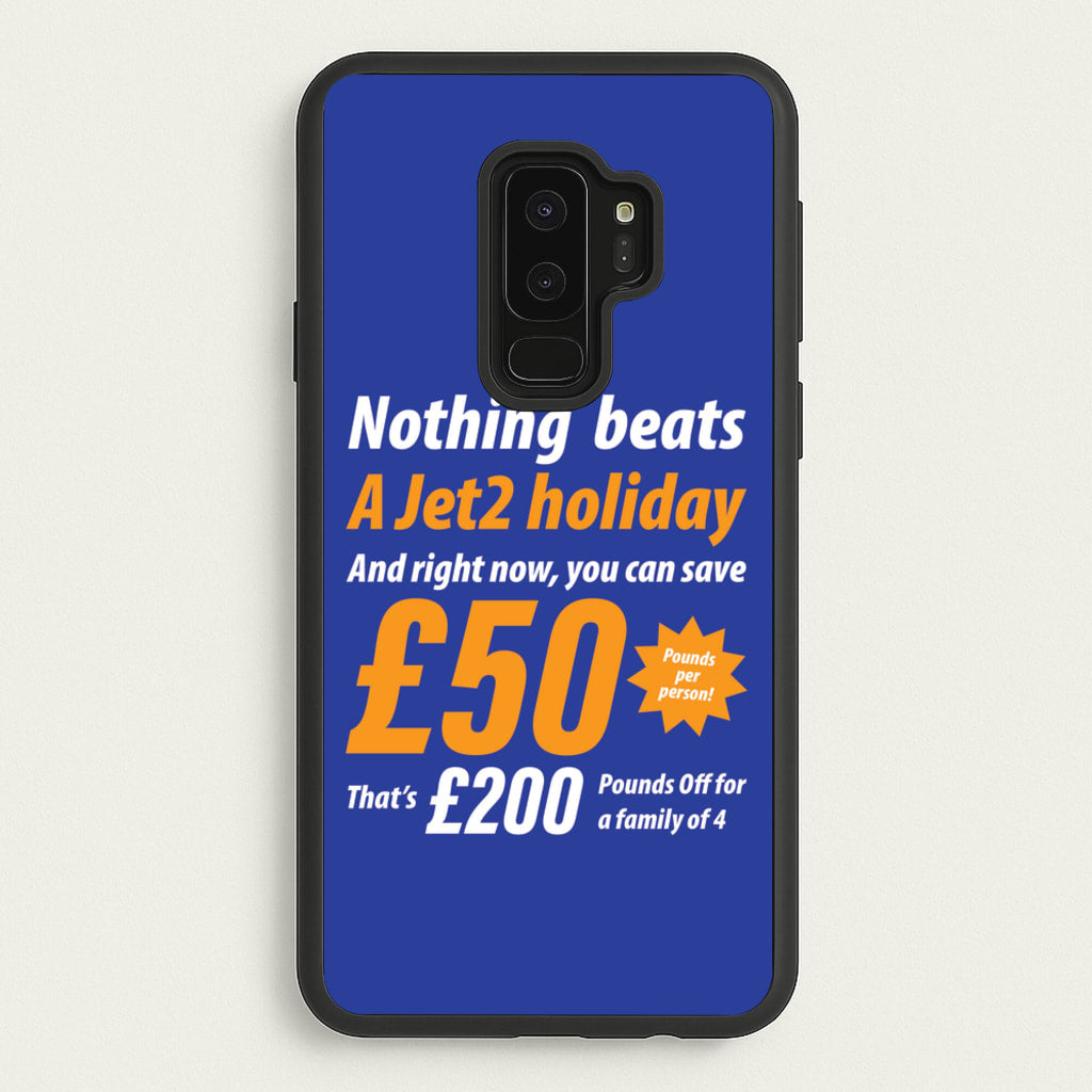 Nothing Beats A Jet Holiday - TikTok Trends Phone Case for Galaxy S9 Plus