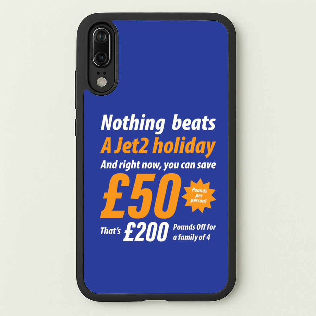 Nothing Beats A Jet Holiday - TikTok Trends Phone Case for Huawei P20
