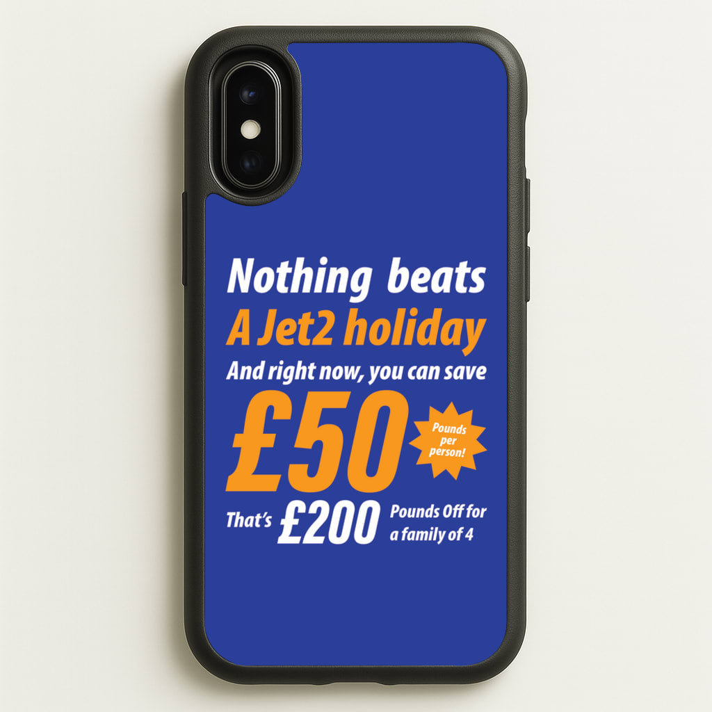 Nothing Beats A Jet Holiday - TikTok Trends Phone Case for iPhone X / XS