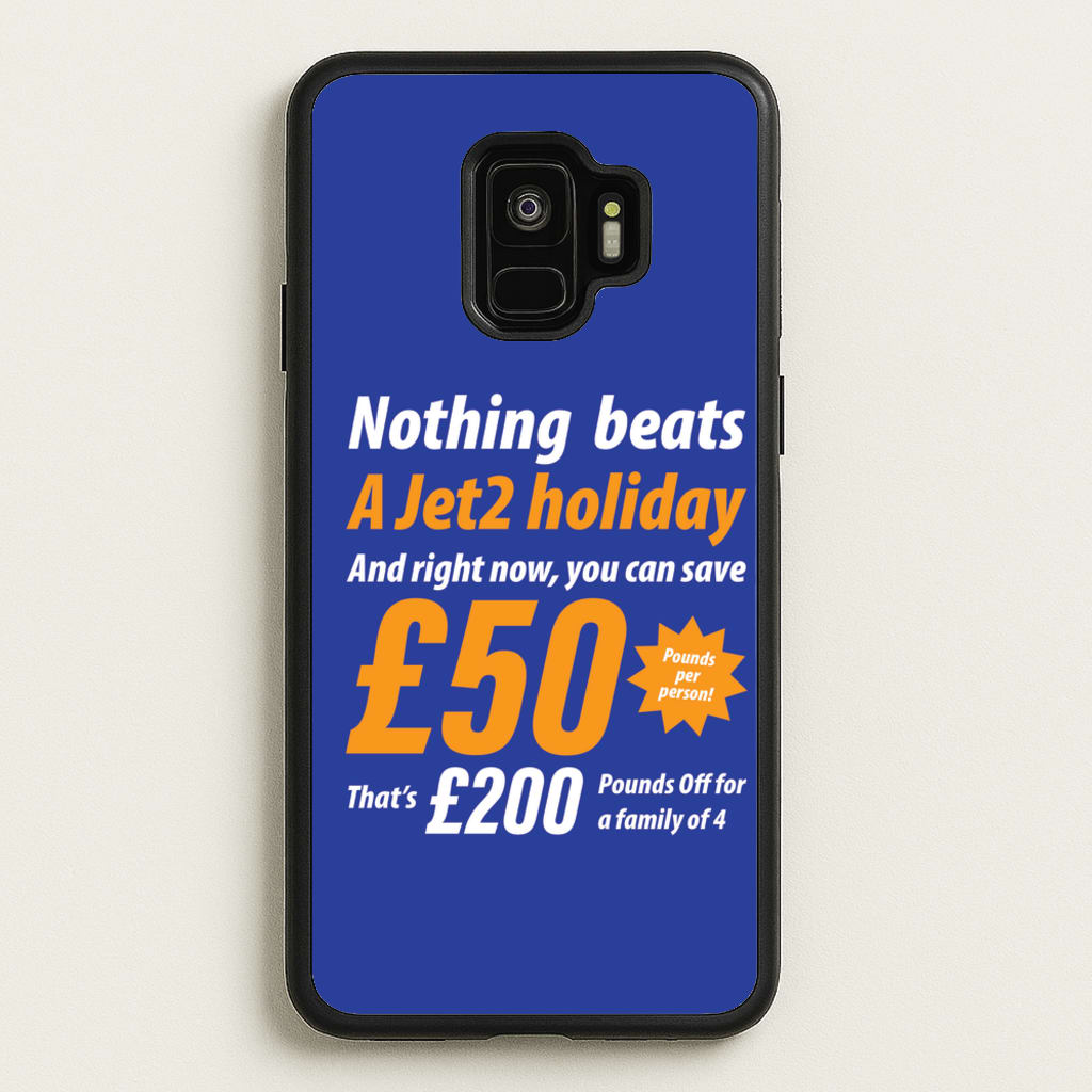 Nothing Beats A Jet Holiday - TikTok Trends Phone Case for Galaxy S9