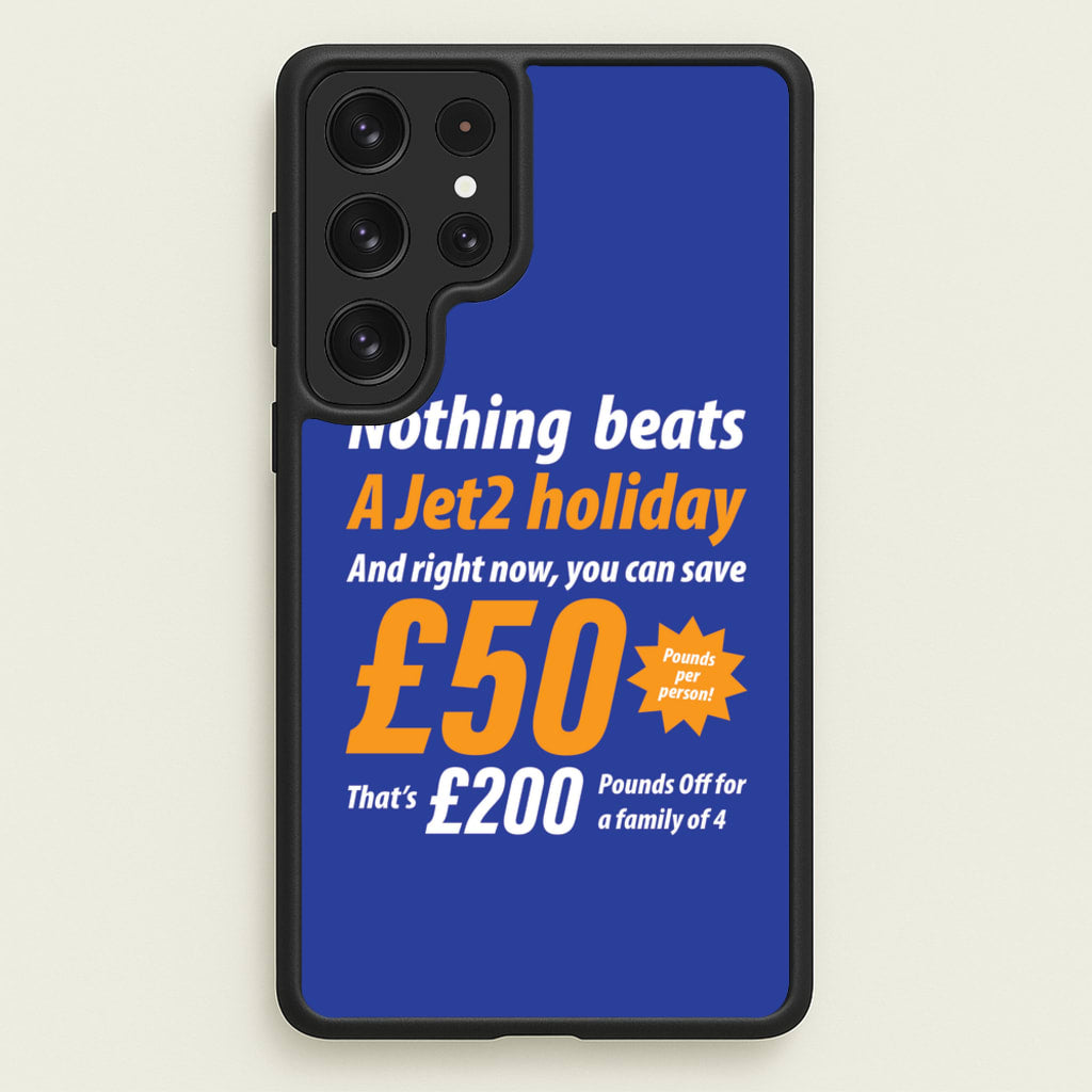 Nothing Beats A Jet Holiday - TikTok Trends Phone Case for Galaxy S22 Ultra