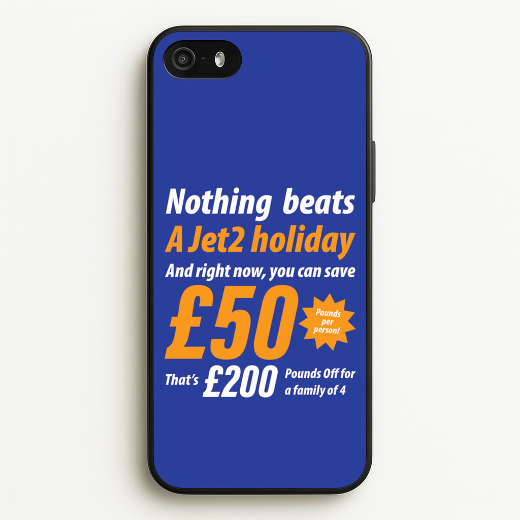 Nothing Beats A Jet Holiday - TikTok Trends Phone Case for iPhone 5 / 5s / SE 2016
