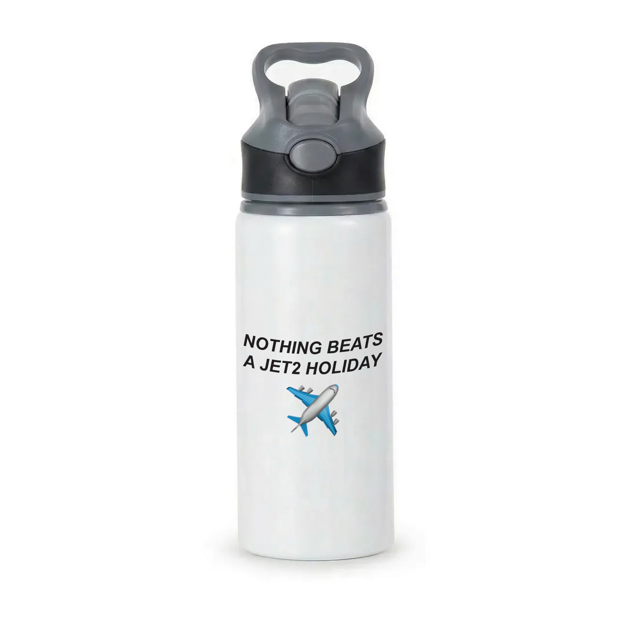 Nothing Beats A Holiday Active Water Bottle - Black