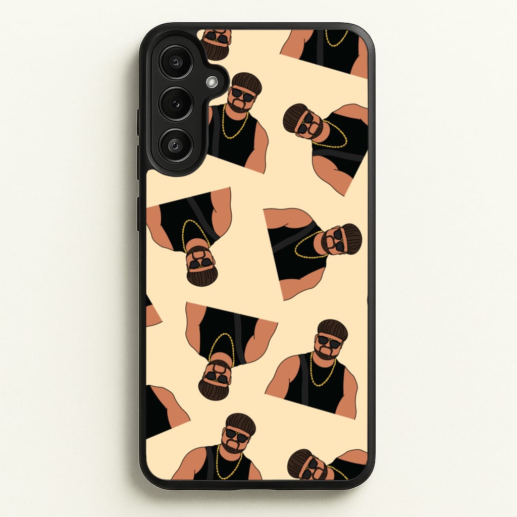 Ibiza Final Boss Pattern - Memes Phone Case for Galaxy A34