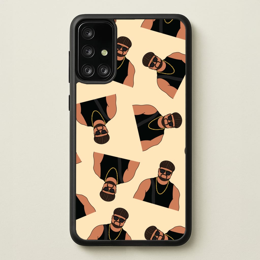 Ibiza Final Boss Pattern - Memes Phone Case for Galaxy A71