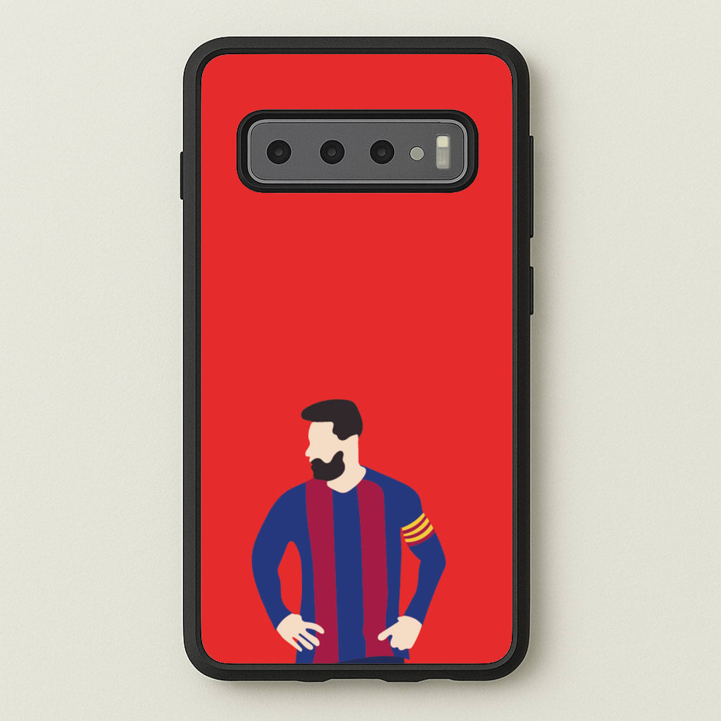 Messi Barca - Messi Phone Case for Galaxy S10
