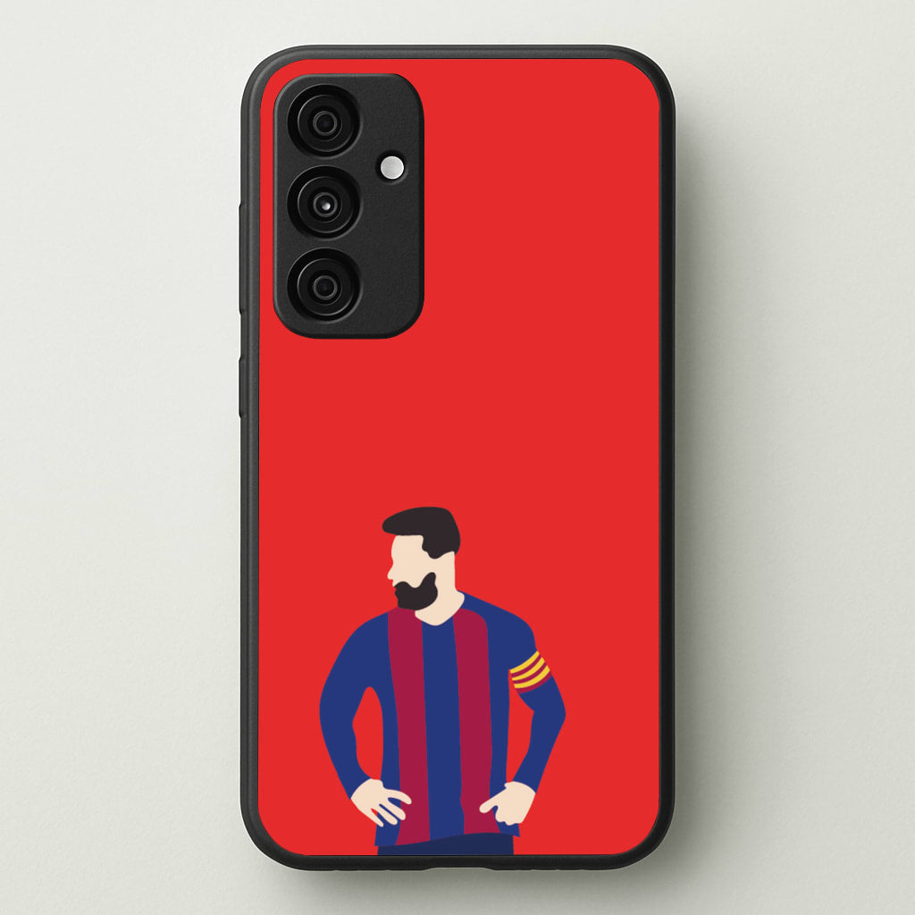 Messi Barca - Messi Phone Case for Galaxy A35