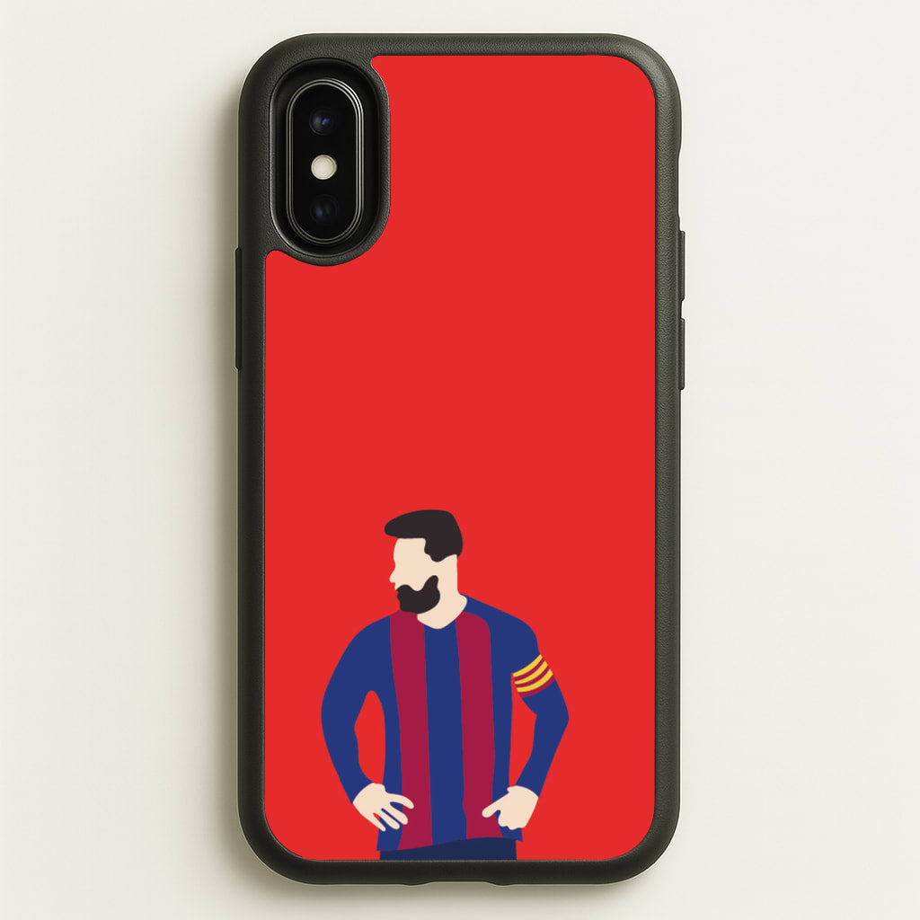 Messi Barca - Messi Phone Case for iPhone X / XS