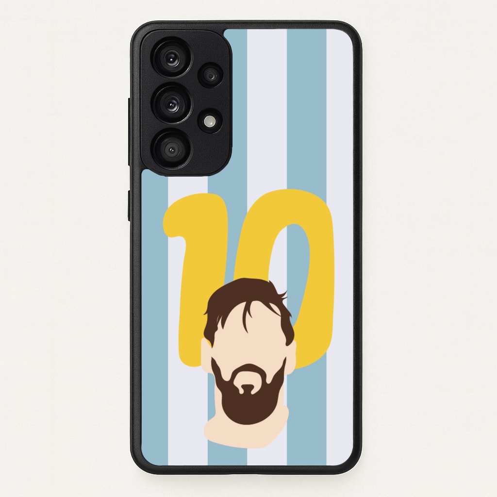 Number 10 - Messi - Messi Phone Case for Galaxy A53