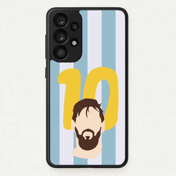 Number 10 - Messi - Messi Phone Case for Galaxy A53
