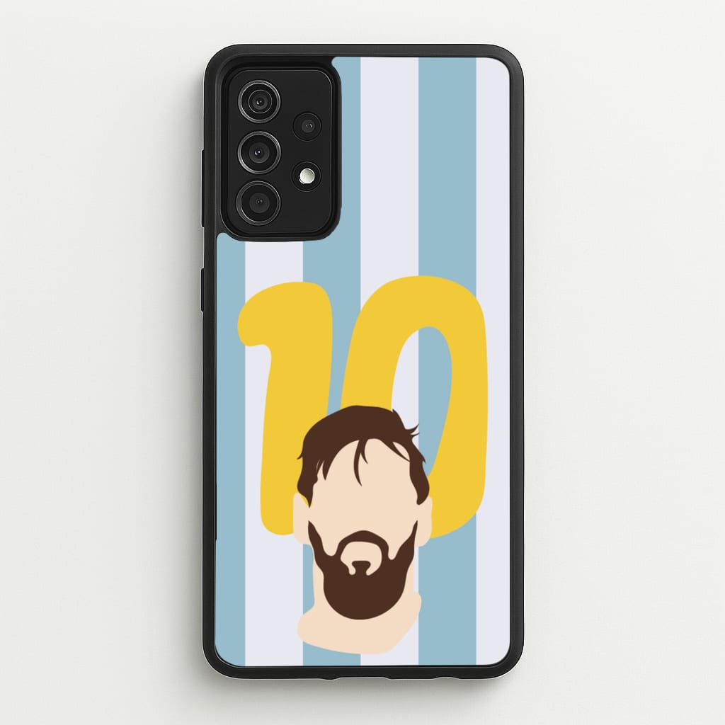 Number 10 - Messi - Messi Phone Case for Galaxy A52 / A52s