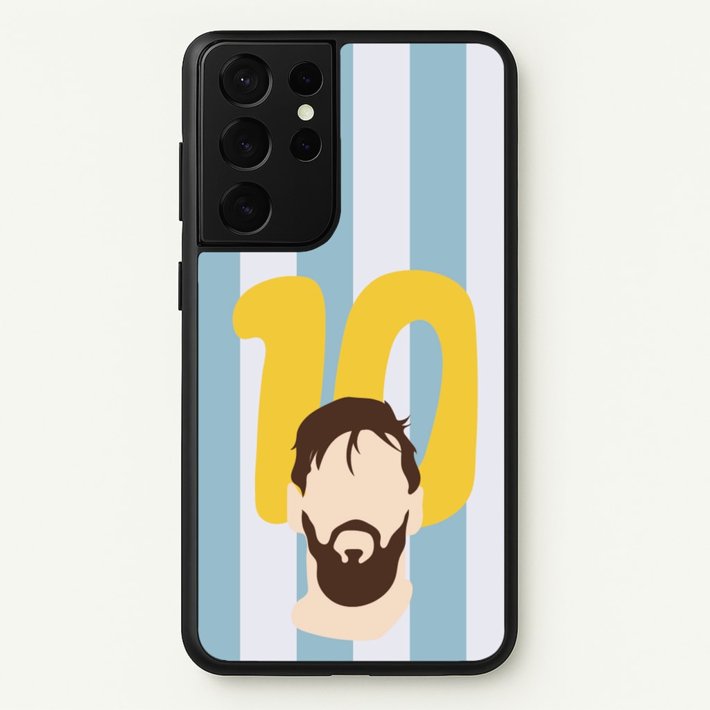 Number 10 - Messi - Messi Phone Case for Galaxy S21 Ultra