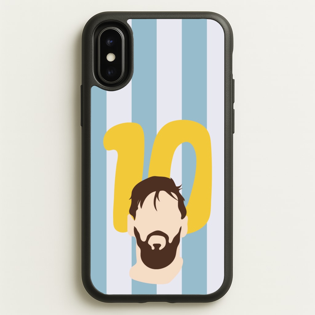 Number 10 - Messi - Messi Phone Case for iPhone X / XS