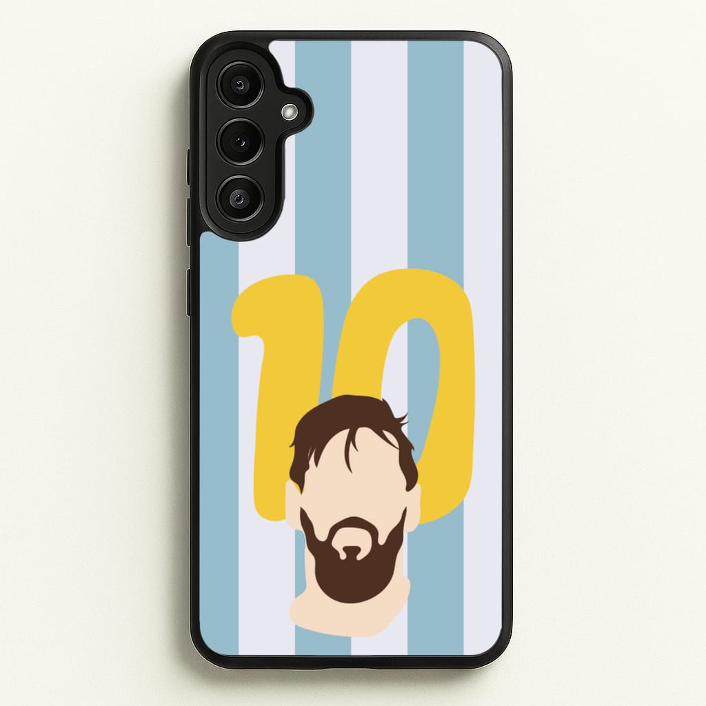 Number 10 - Messi - Messi Phone Case for Galaxy A34