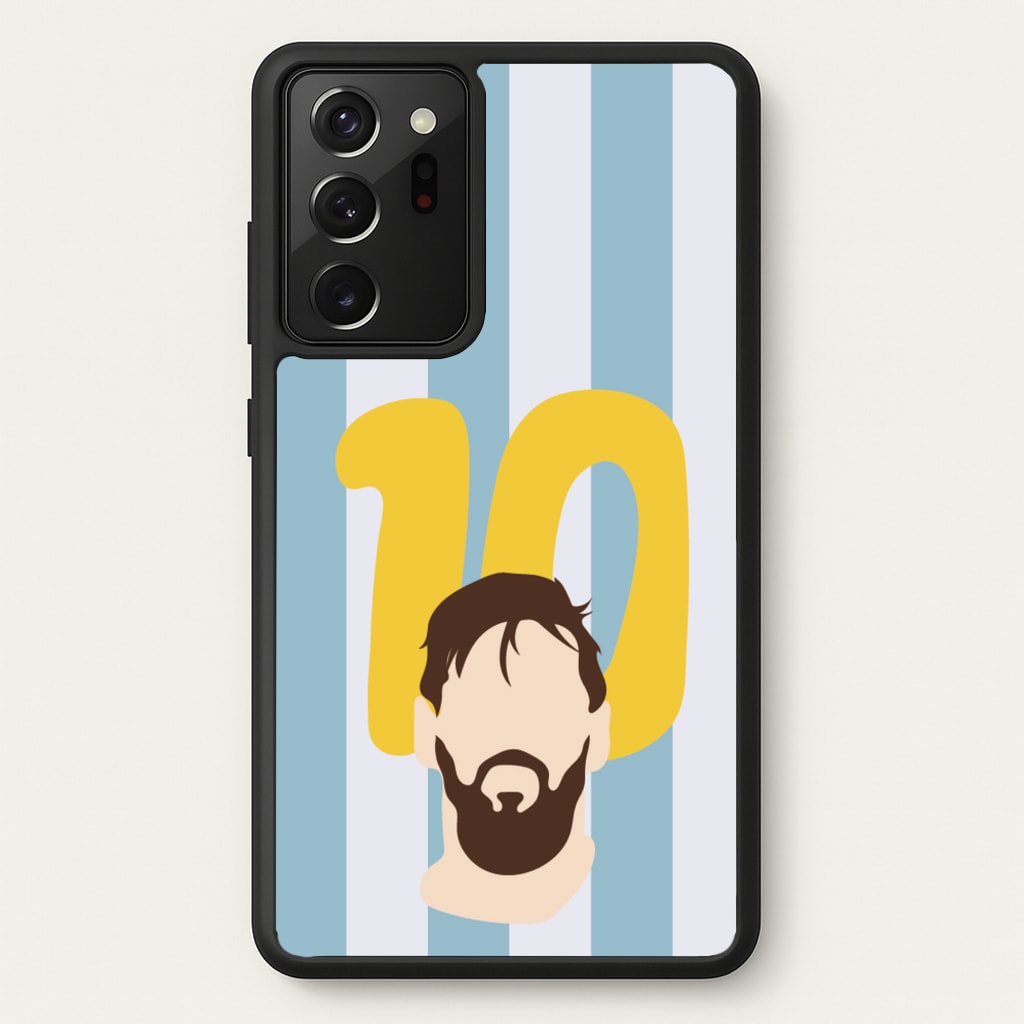 Number 10 - Messi - Messi Phone Case for Galaxy Note 20 Ultra