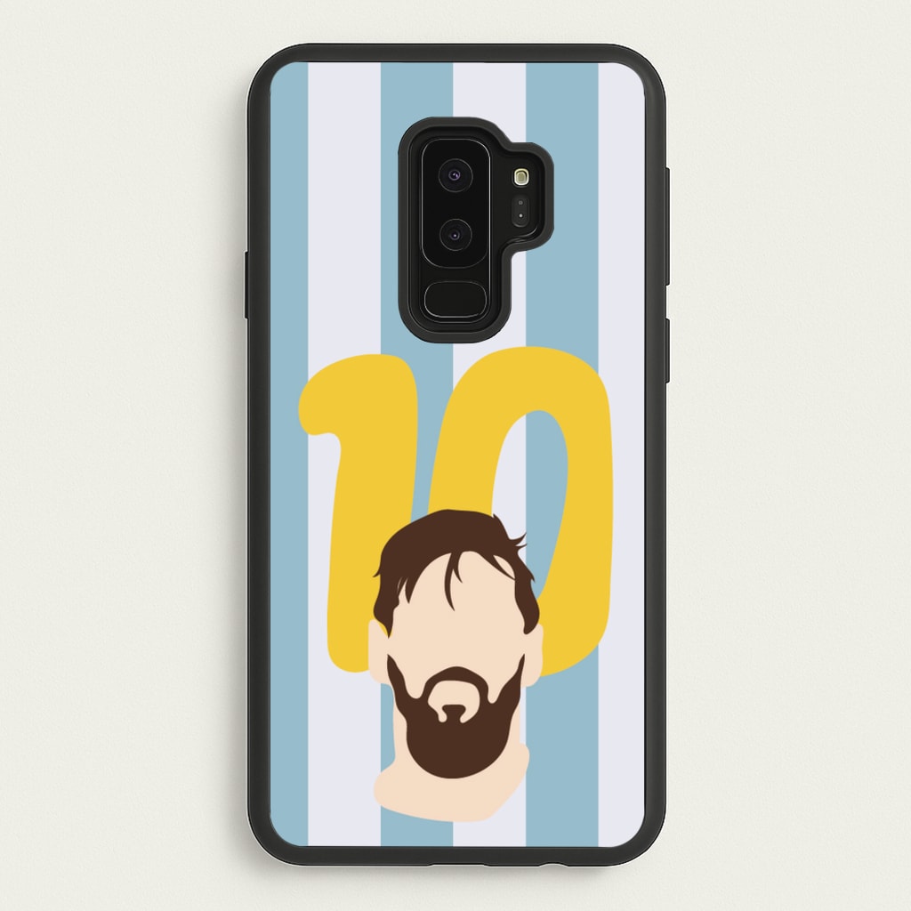 Number 10 - Messi - Messi Phone Case for Galaxy S9 Plus