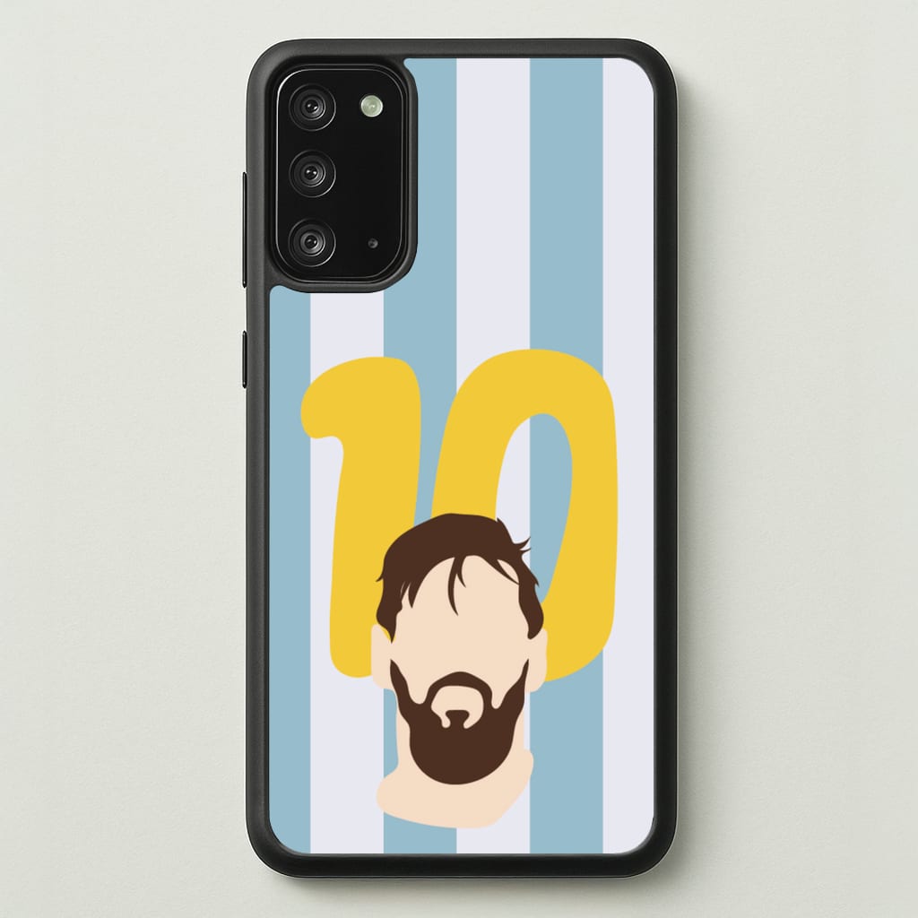 Number 10 - Messi - Messi Phone Case for Galaxy Note 20