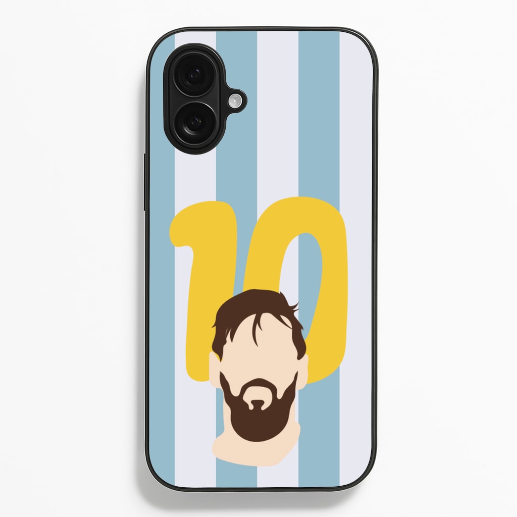 Number 10 - Messi - Messi Phone Case for iPhone 16 Plus