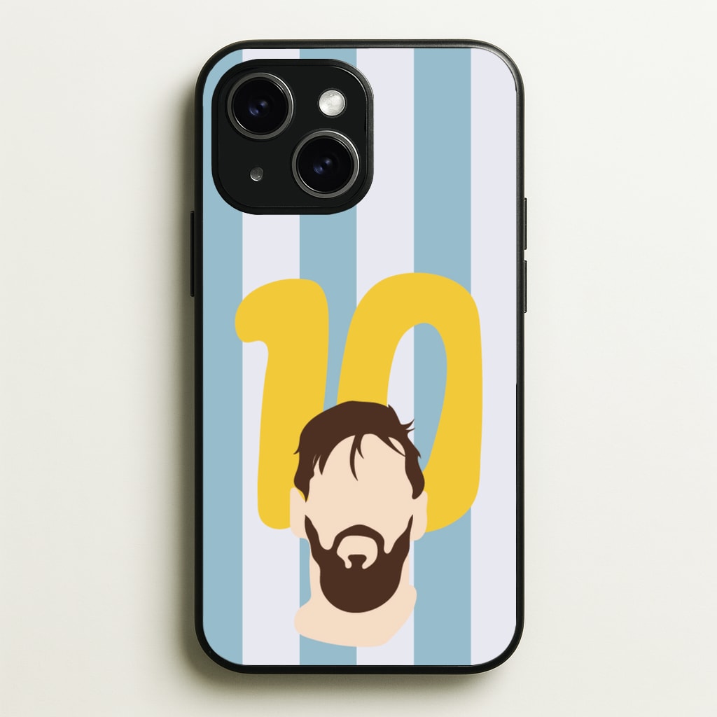 Number 10 - Messi - Messi Phone Case for iPhone 14