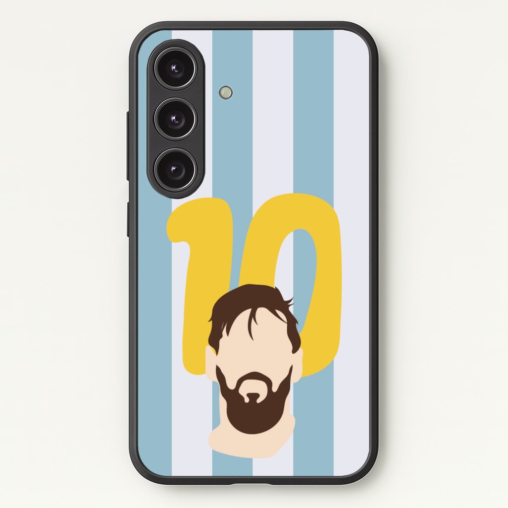 Number 10 - Messi - Messi Phone Case for Galaxy S24