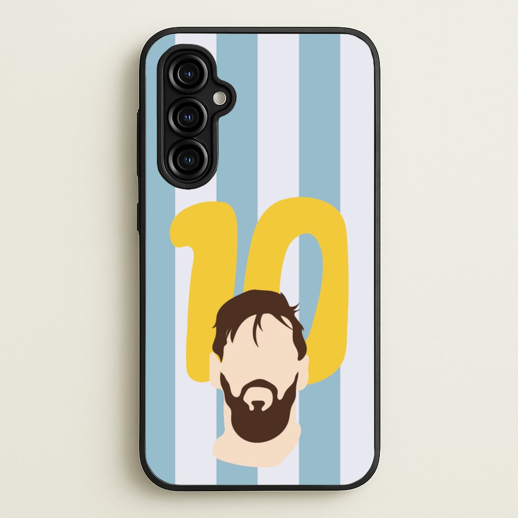 Number 10 - Messi - Messi Phone Case for Galaxy A54