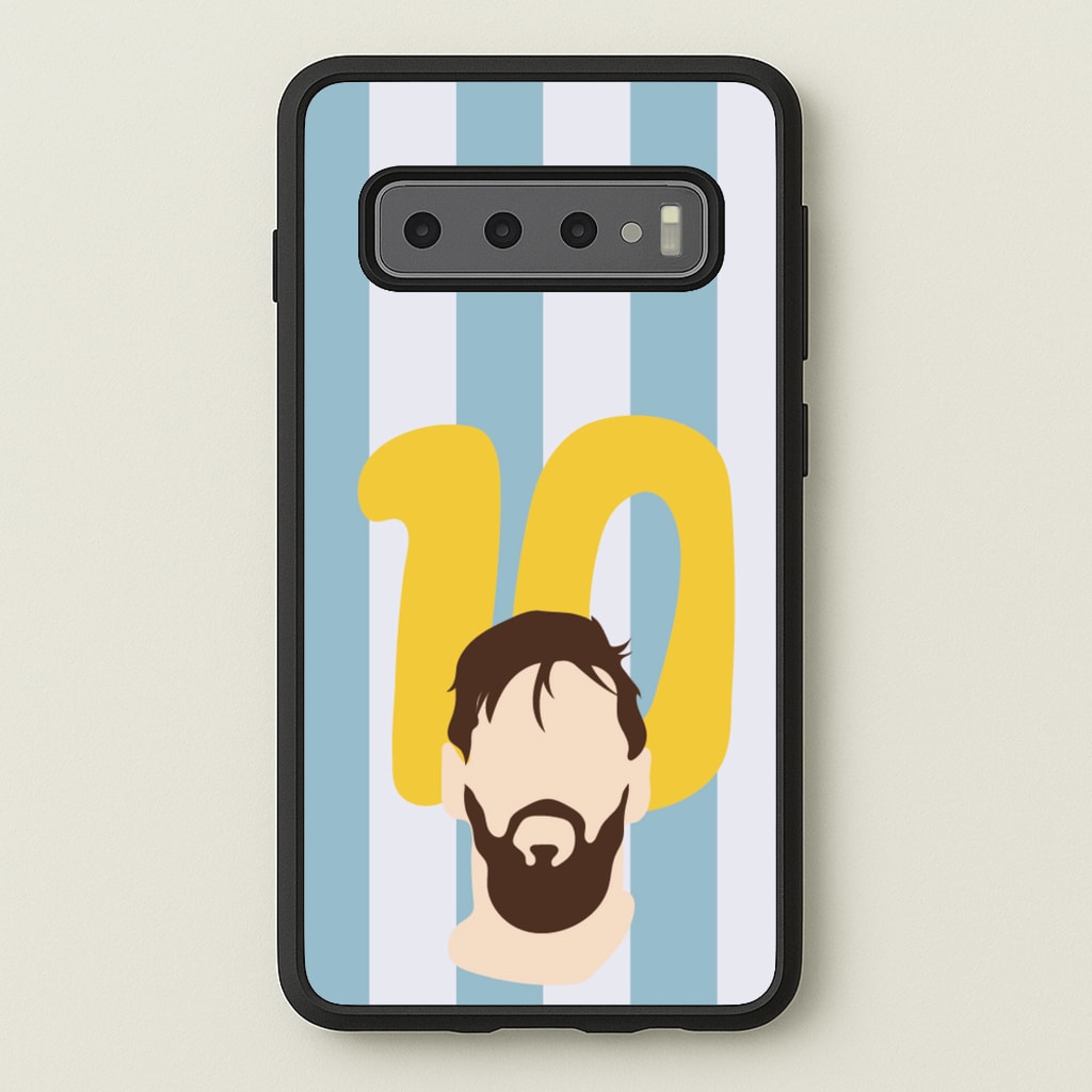 Number 10 - Messi - Messi Phone Case for Galaxy S10 Plus