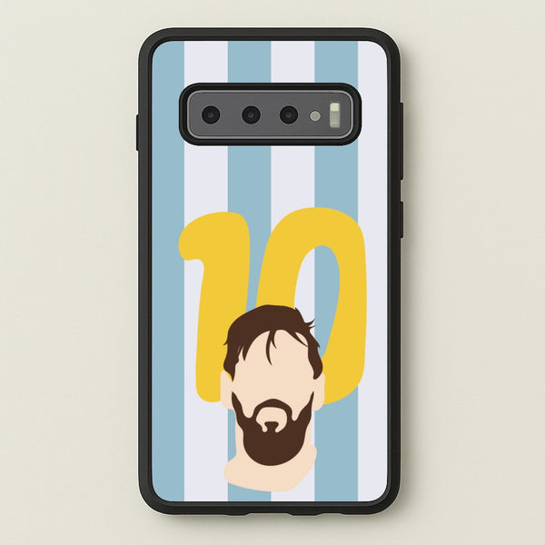 Number 10 - Messi - Messi Phone Case for Galaxy S10 Plus