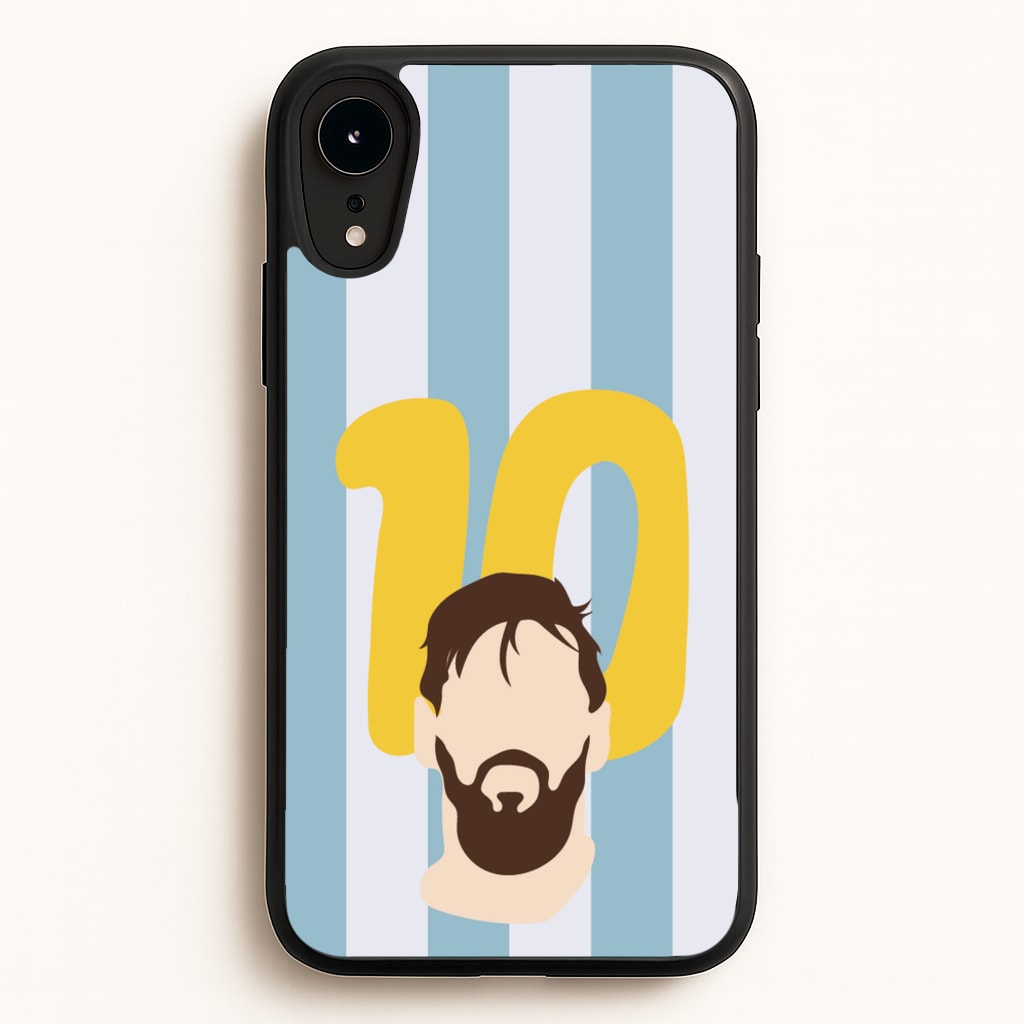Number 10 - Messi - Messi Phone Case for iPhone XR