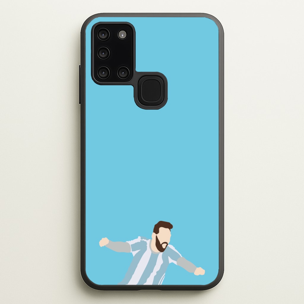 Goal - Messi - Messi Phone Case for Galaxy A21s