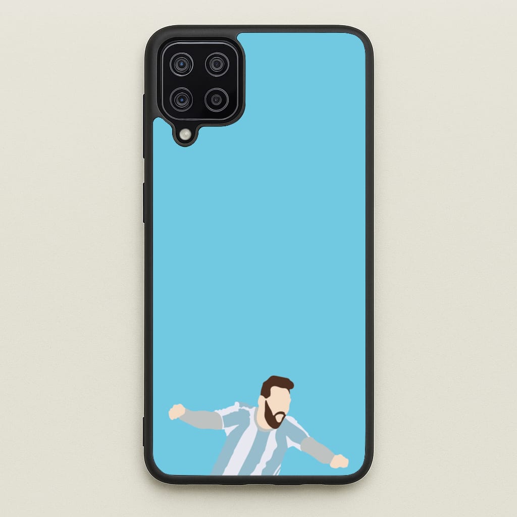 Goal - Messi - Messi Phone Case for Galaxy A12