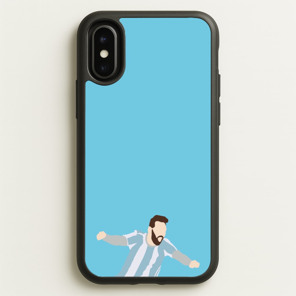 Goal - Messi - Messi Phone Case for iPhone X / XS