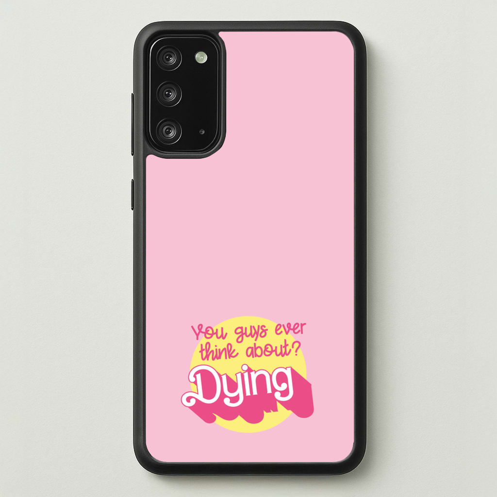Do You Guys Ever Think About Dying? - Margot - Margot Robbie Phone Case for Galaxy Note 20