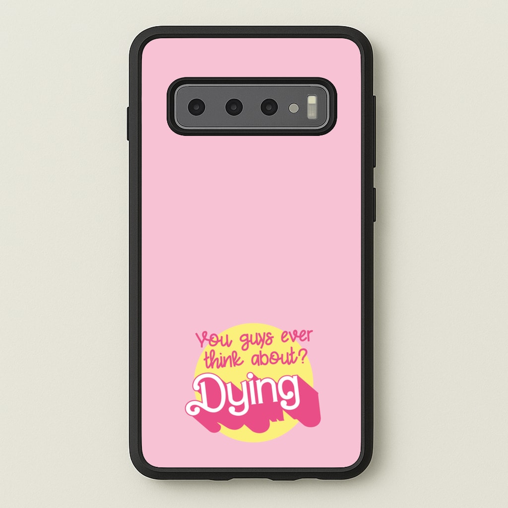 Do You Guys Ever Think About Dying? - Margot - Margot Robbie Phone Case for Galaxy S10 Plus